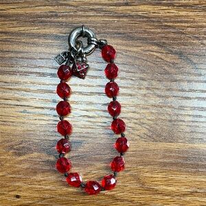 Givenchy Red Bracelet NWOT